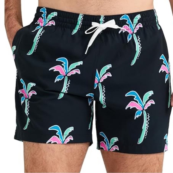 NEW Chubbies  5.5” Classic Swim Trunks Men's Size XXL Neon Pam Trees NWT - Picture 1 of 5